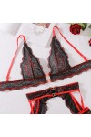 Black lace lingerie set