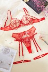 2-piece red lingerie set