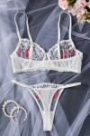 White sexy lingerie set