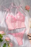 Light pink lingerie set