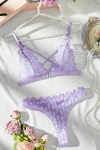 lila lingerie set