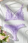 lila lingerie set