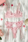 Pink lingerie set