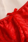 Red lingerie set