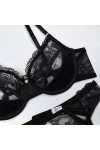 Black sexy lingerie set