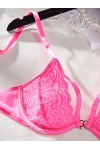 Candy pink lingerie set