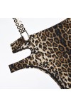 Body con estampado de leopardo