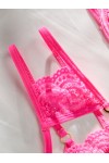 Candy pink lingerie set