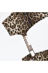 Body con estampado de leopardo