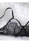 Black lace lingerie set