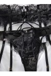 Black lace lingerie set