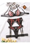 Black sexy lingerie set