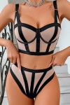 Black Border Lingerie Set