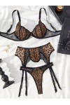 Sexy Leopard Print Lingerie Set