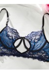 Blue lace lingerie set