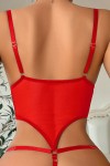 Red bodysuit