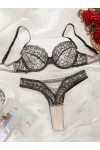 Ensemble de lingerie à motif noir