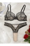 Ensemble de lingerie à motif noir