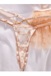 Ensemble de lingerie sexy beige