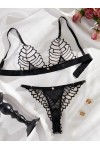 Ensemble de lingerie sexy noir