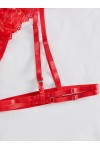 Ensemble de lingerie sexy rouge