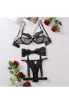 Ensemble de lingerie sexy rouge