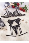 Ensemble de lingerie sexy en dentelle noire