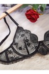 Ensemble de lingerie sexy en dentelle noire