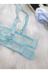 Sky blue lingerie set