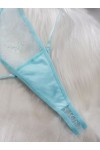 Sky blue lingerie set