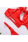 Conjunto lenceria lazo rojo