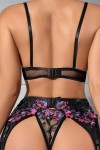 Ensemble de lingerie en dentelle noire