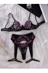 Ensemble de lingerie en dentelle noire