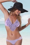 Purple 2-piece swimsuit