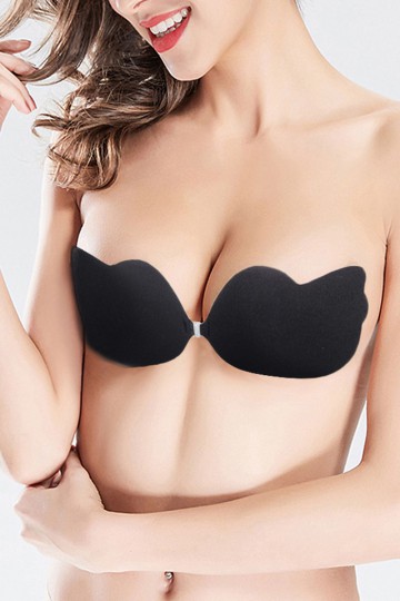 Soutien-gorge noir invisible