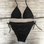 Black 2-piece swimsuit