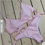 Pink 2-piece swimsuit