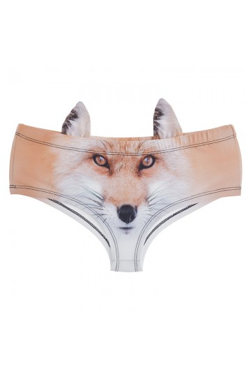 3D fox panties