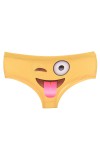 3D smiley wink panties
