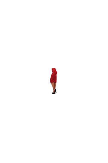 Long sheath skirt - Red