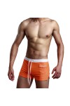 Men's orange Boxer swimsuit