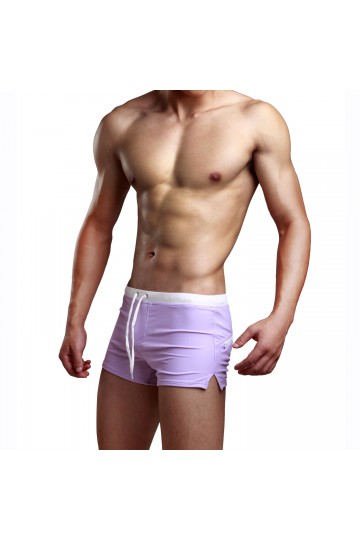 Men's purple Boxer swimsuit