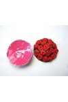 Adhesive nipple covers with several small red roses