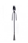 Black riding crop and whip