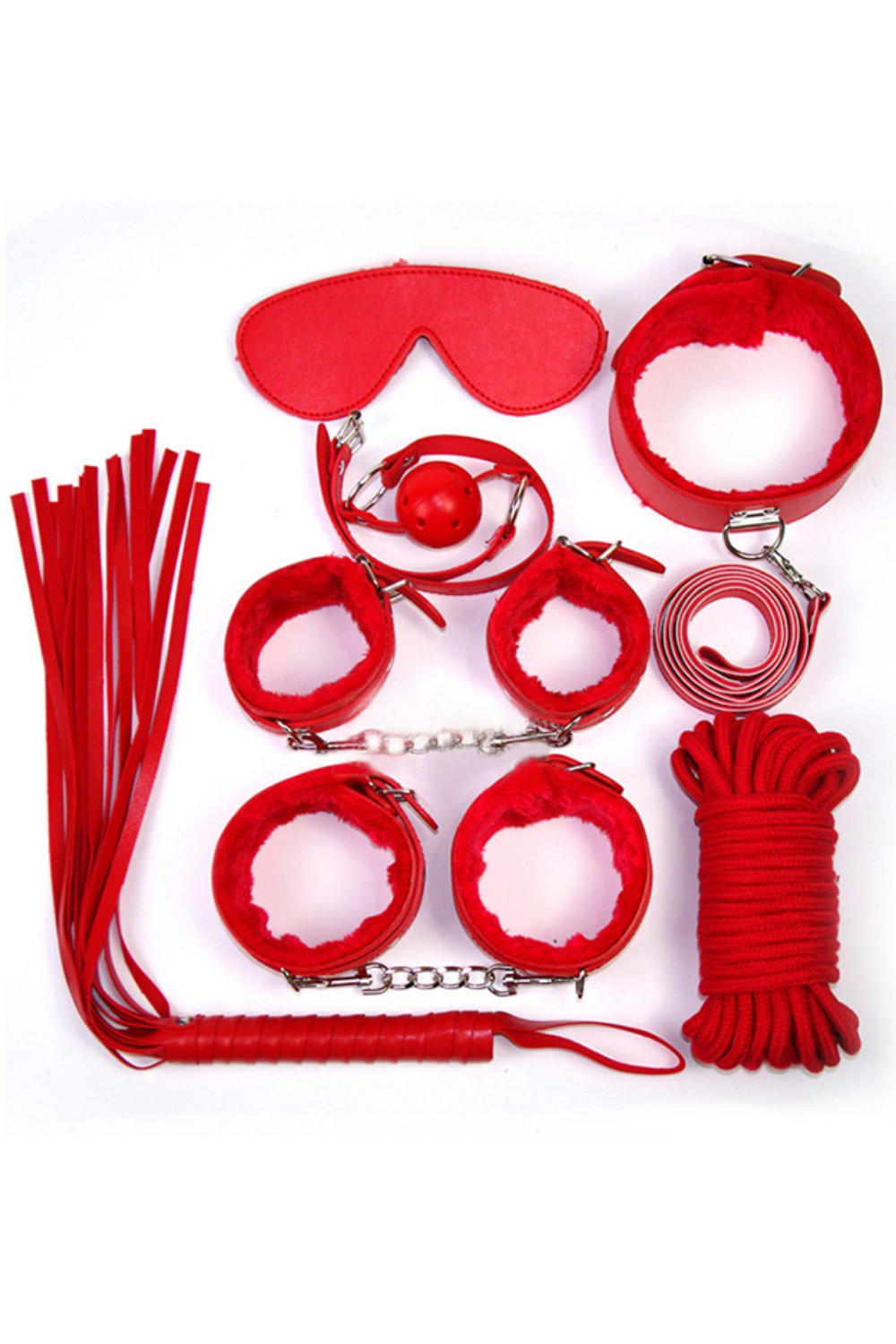 Kit bondage noir et rouge - SARL G2TO
