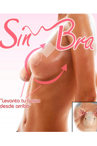 Adhesives that enhance the breasts