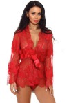 Red lace jacket