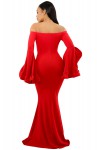 Robe effet flamenco rouge