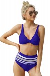 Blue 2-piece swimsuit