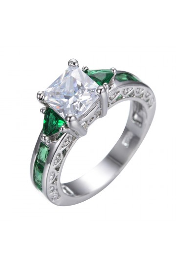 Green Mirror Ring